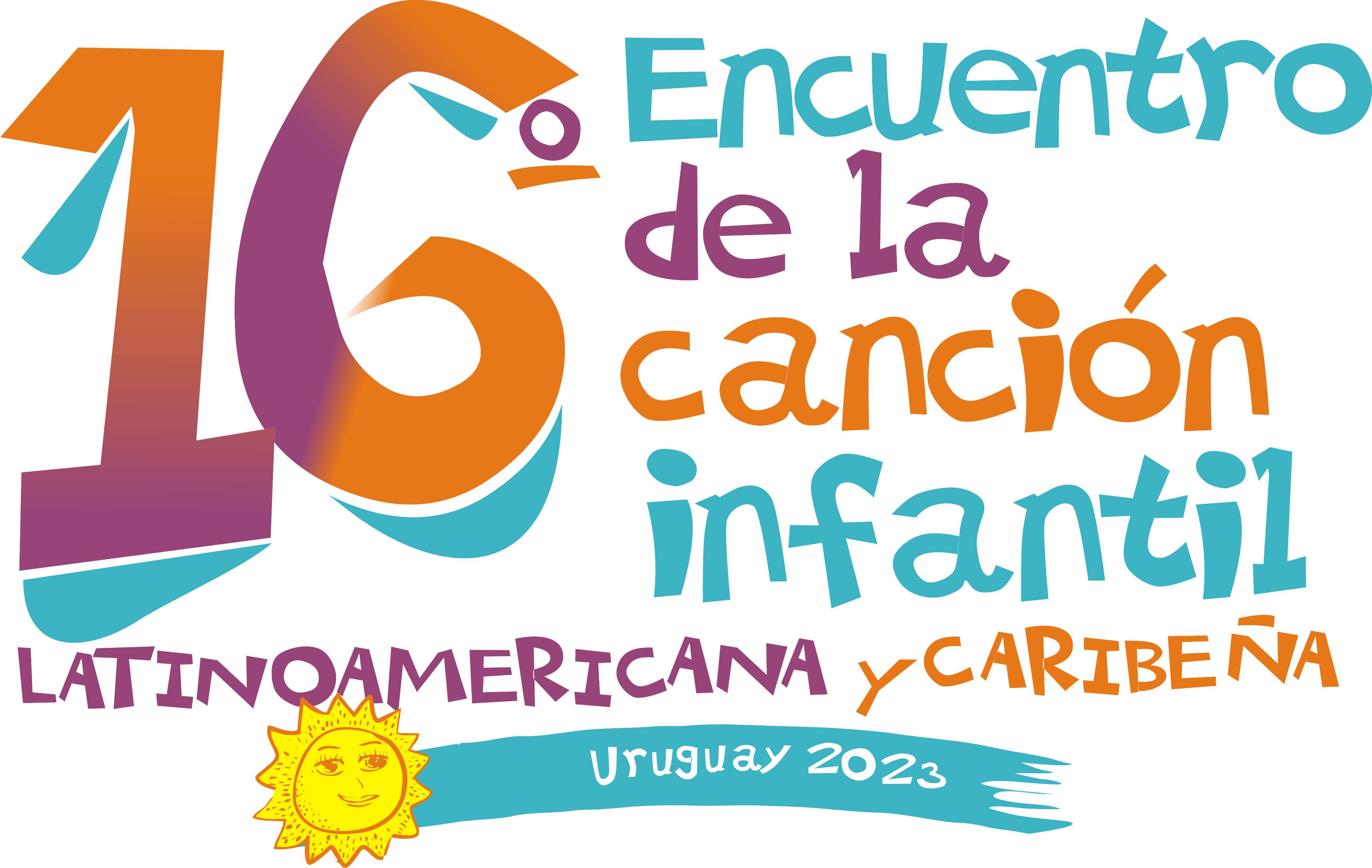 Logo del 16 Encuentro de la canción infantil latinoamericana y caribeña